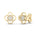 Diamanørepynt i Gult/Hvitt Gull, 0,06 ct TW/SI – Diamanthuset