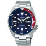 SEIKO 5 Sports - tofarget pepsi bezel - stål - dag/dato - vanntett 100M SRPD53K1