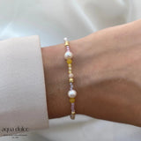 Aqua Dulce - Pastel Love Bracelet - Forgylt Sølv (925)
