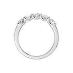 Lab-diamant alliansering 5 steiner 1,00 ct F/VS – 9K hvitt gull