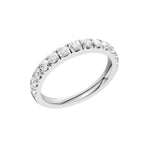 Lab-diamant alliansering pavé 0,75 ct F/VS – 9K hvitt gull