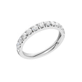 Lab-diamant alliansering pavé 0,75 ct F/VS – 9K hvitt gull