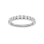 Lab-diamant alliansering pavé 0,75 ct F/VS – 9K hvitt gull