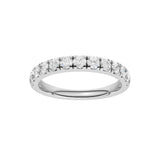 Lab-diamant alliansering pavé 0,75 ct F/VS – 9K hvitt gull
