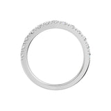 Lab-diamant alliansering pavé 0,75 ct F/VS – 9K hvitt gull
