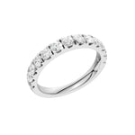 Lab-diamant alliansering pavé 1,00 ct F/VS – 9K hvitt gull