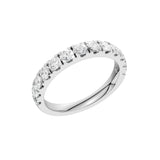 Lab-diamant alliansering pavé 1,00 ct F/VS – 9K hvitt gull
