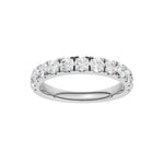 Lab-diamant alliansering pavé 1,00 ct F/VS – 9K hvitt gull