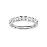 Lab-diamant alliansering pavé 1,00 ct F/VS – 9K hvitt gull