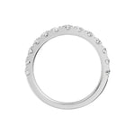 Lab-diamant alliansering pavé 1,00 ct F/VS – 9K hvitt gull