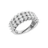 Lab-diamant bred cocktailring 2,00 ct F/VS – 9K hvitt gull