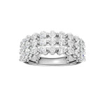 Lab-diamant bred cocktailring 2,00 ct F/VS – 9K hvitt gull