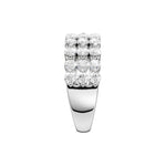 Lab-diamant bred cocktailring 2,00 ct F/VS – 9K hvitt gull