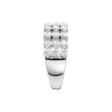 Lab-diamant bred cocktailring 2,00 ct F/VS – 9K hvitt gull