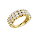 Lab-diamant bred cocktailring 2,00 ct F/VS – 9K gult gull