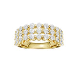 Lab-diamant bred cocktailring 2,00 ct F/VS – 9K gult gull
