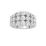 Lab-diamant cocktailring 3,00 ct F/VS – 9K hvitt gull
