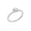 Lab-diamant rosettring med pavé 0,50 ct F/VS – 9K hvitt gull