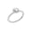 Lab-diamant rosettring med pavé 0,75 ct F/VS – 9K hvitt gull