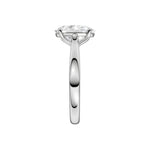 Lab-diamant enstensring oval 2,00 ct F/VS – 9K hvitt gull