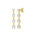 Lab-diamant øreheng 2,36 ct F/VS – 9K gult gull