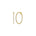 Lab-diamant creoler med pavé 1,00 ct F/VS – 9K gult gull