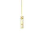 Lab-diamant hjerteanheng 0,50 ct F/VS – 9K gult gull