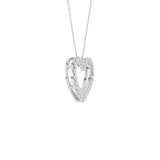Lab-diamant hjerteanheng 0,75 ct F/VS – 9K hvitt gull