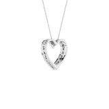 Lab-diamant hjerteanheng 0,75 ct F/VS – 9K hvitt gull
