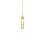Lab-diamant hjerteanheng 0,75 ct F/VS – 9K gult gull