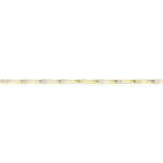 Lab-diamant armbånd 1,00 ct G-H/VS – 9K gult gull