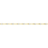 Lab-diamant armbånd 1,00 ct G-H/VS – 9K gult gull