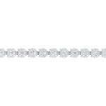 Lab-diamant tennisarmbånd 4,00 ct F/VS – 9K hvitt gull