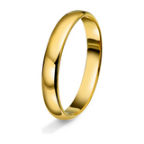 Amore forlovelsesring i 14kt gult gull 3 mm - Dame