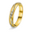 Amore giftering i tofarget gull, 0,10 ct tw/si diamanter, 3.5mm – Diamanthuset