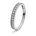 Amore giftering ring i gult/hvitt gull, en rekke, 0,20 ct tw/si diamanter – bilde 2 – Diamanthuset