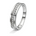 Amore giftering ring i gult/hvitt gull, en rekke, 0,25 ct tw/si diamanter – bilde 2 – Diamanthuset