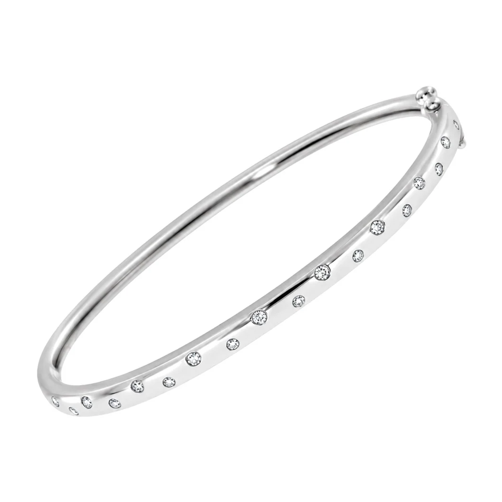 Armring i Hvitt Gull, 0,30 ct TW/SI Diamanter – Diamanthuset