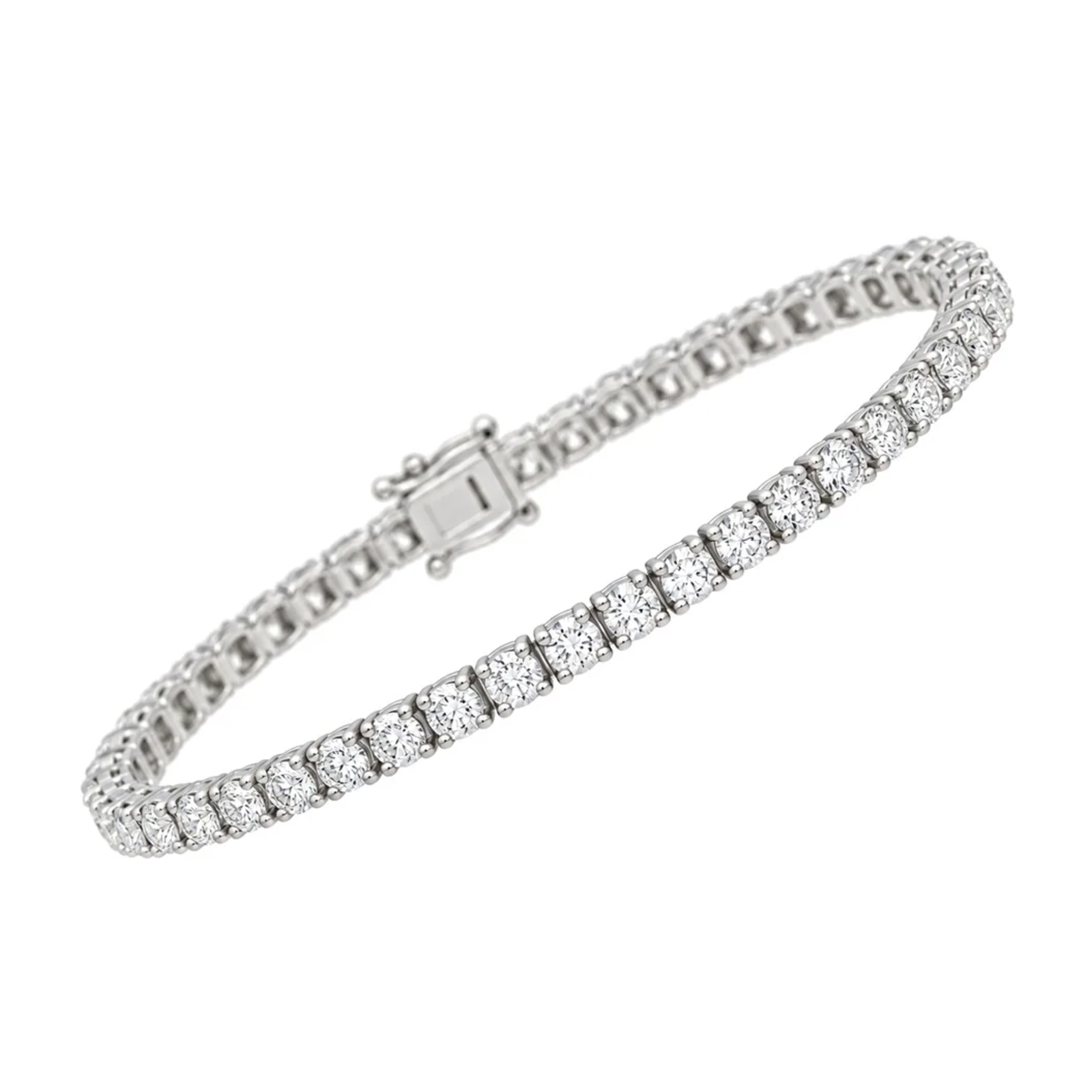 Tennisarmbånd I Hvitt Gull (585) med Tot. 3,25 ct TW/SI Diamanter – Diamanthuset
