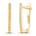 Diamantøredobber i gult gull, 0,12 ct TW Si – Diamanthuset
