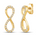 Diamantørepynt i 14kt Hvitt/Gult Gull (585), 0,15 ct TW/SI Diamanter – Diamanthuset