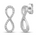 Diamantørepynt i 14kt Hvitt/Gult Gull (585), 0,15 ct TW/SI Diamanter – bilde 2 – Diamanthuset