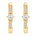 Diamantørepynt i Gult/Hvitt Gull, 0,20 ct TW/SI – bilde 5 – Diamanthuset