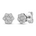 Diamantørepynt i Gult/Hvitt Gull (585) Med 0,08 ct TW/SI Diamanter – bilde 6 – Diamanthuset