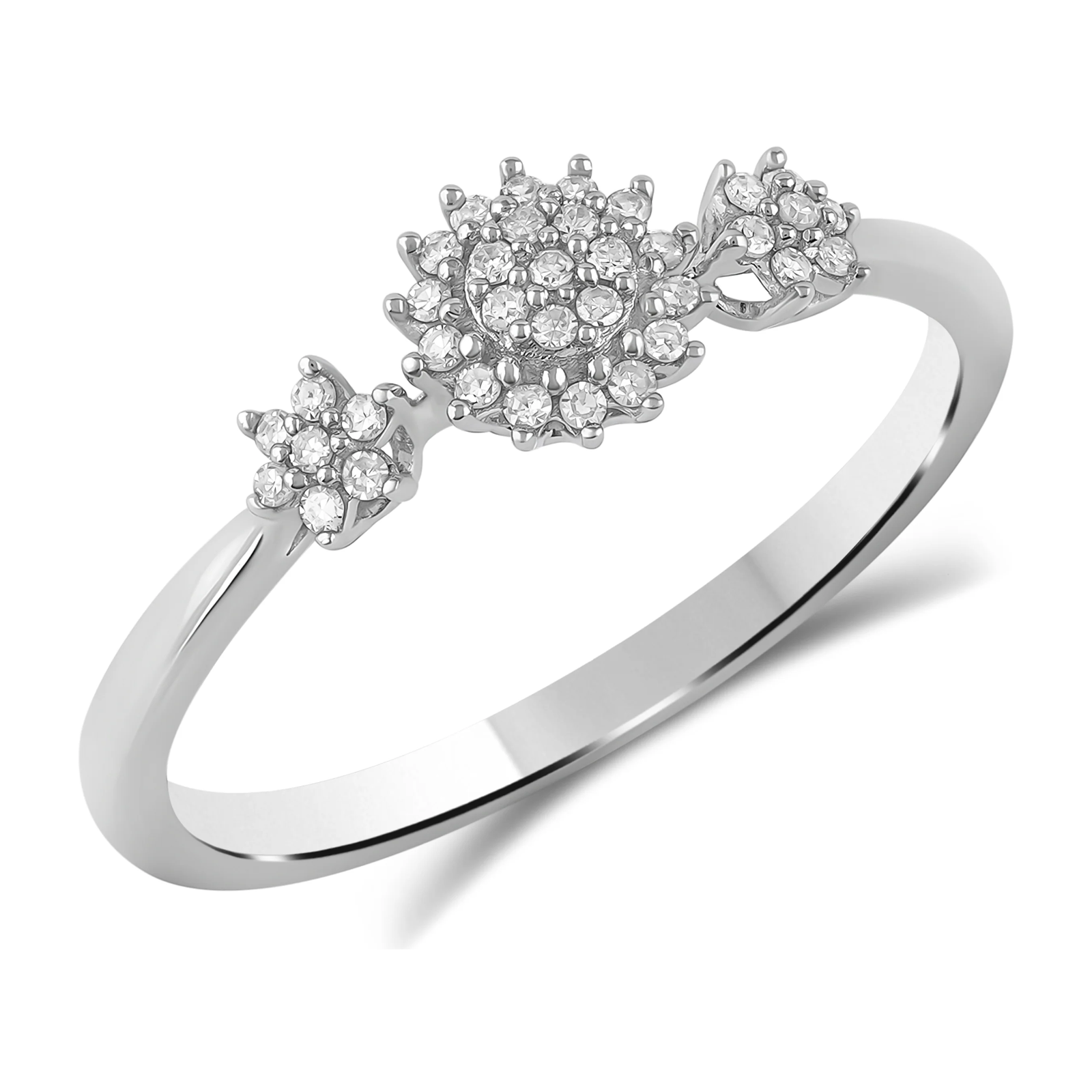 Diamantring 0,20 ct tw/si i hvitt gull – Diamanthuset