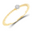 Diamantring i Hvitt/Gult Gull, 0,05 ct TW/SI – Diamanthuset
