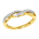 Diamantring i Gult Gull, 0,12 ct TW/SI – Diamanthuset