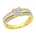 Diamantring i Hvitt/Gult Gull, 0,25 ct TW/SI – Diamanthuset