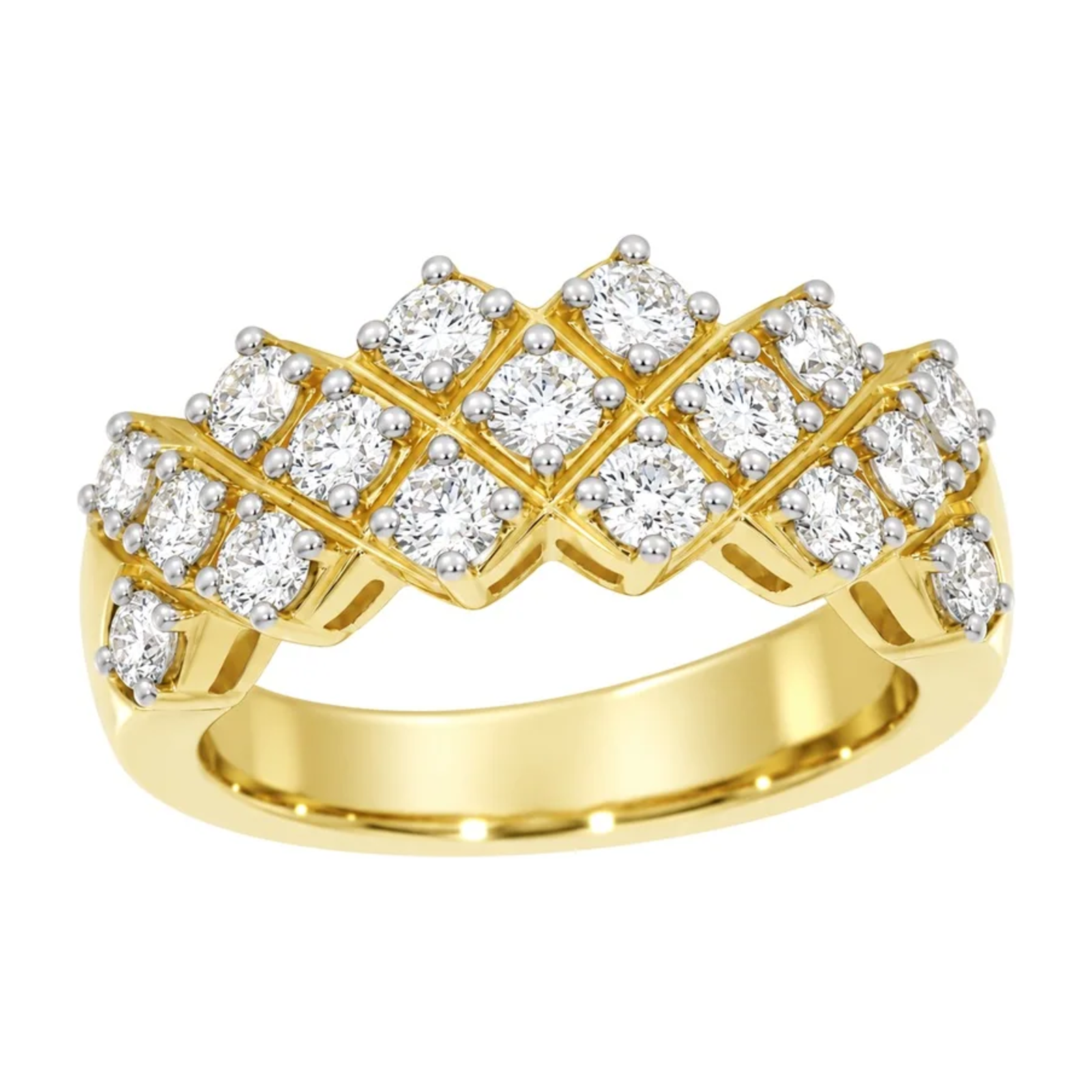 Diamantring i hvitt gull, 1,20 ct TW/SI – bilde 2 – Diamanthuset