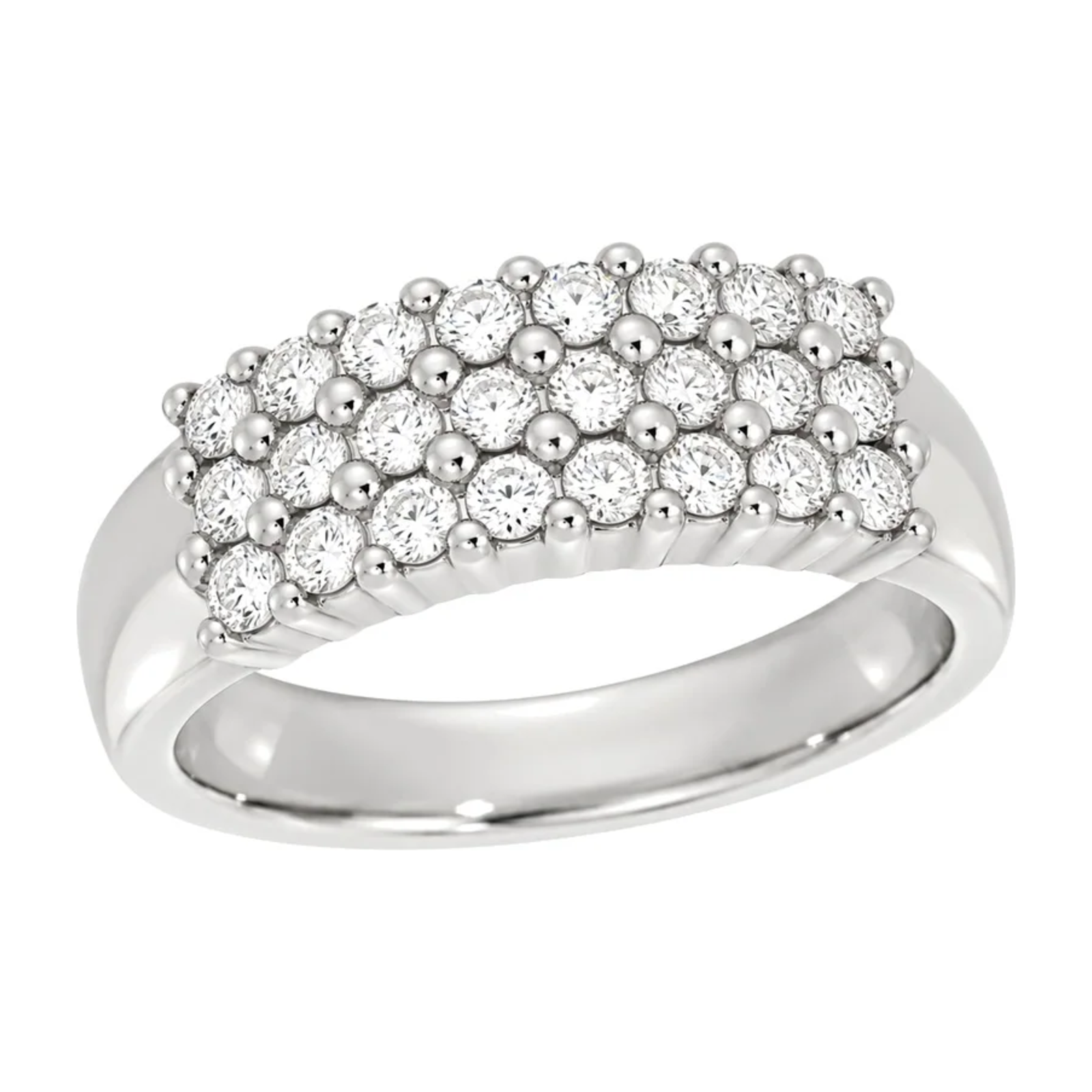 Diamantring i hvitt gull, 1.70CT TWSI - Diamanthuset